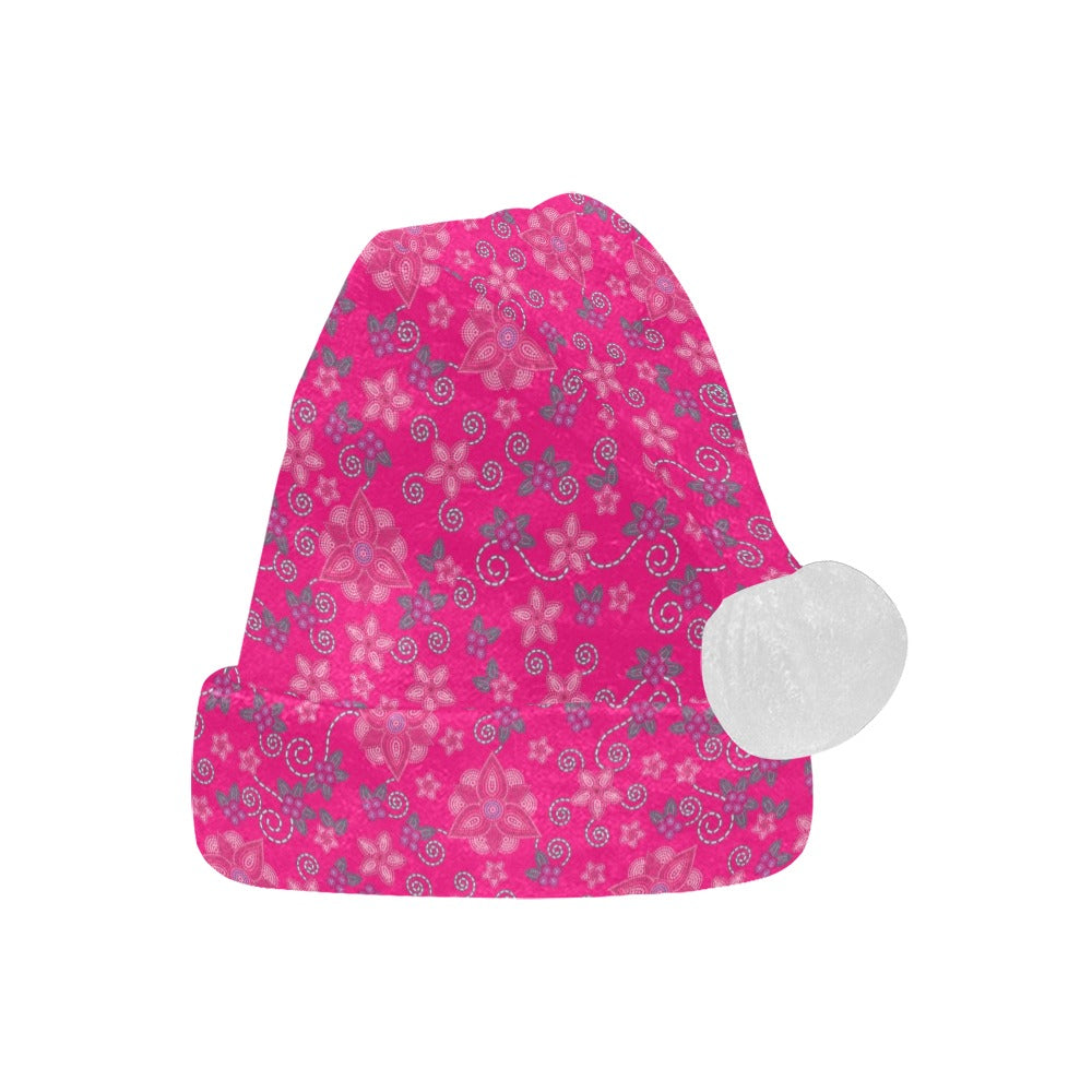 Berry Picking Pink Santa Hat
