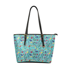 Load image into Gallery viewer, Fresh Fleur Sky Leather Tote Bag
