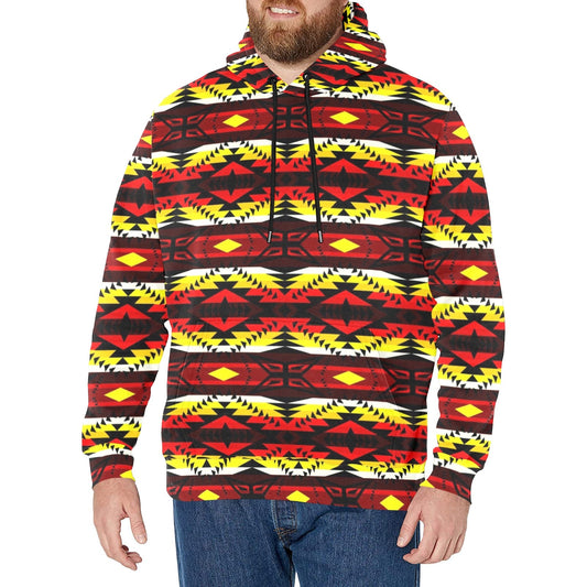 Canyon War Party Men's Long Sleeve Fleece Hoodie