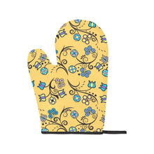 Load image into Gallery viewer, Blue Trio Tuscan Oven Mitt &amp; Pot Holder
