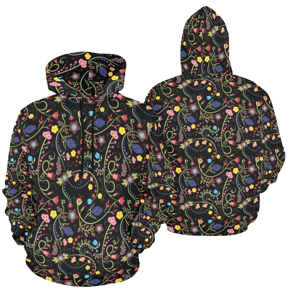 Fresh Fleur Midnight Hoodie for Women
