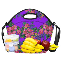 Load image into Gallery viewer, Kokum&#39;s Revenge Lilac Neoprene Lunch Bag/Large
