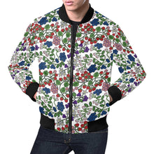 Load image into Gallery viewer, Takwakin Harvest White Bomber Jacket for Men
