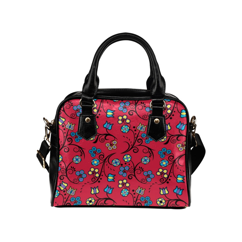 Blue Trio Cardinal Shoulder Handbag
