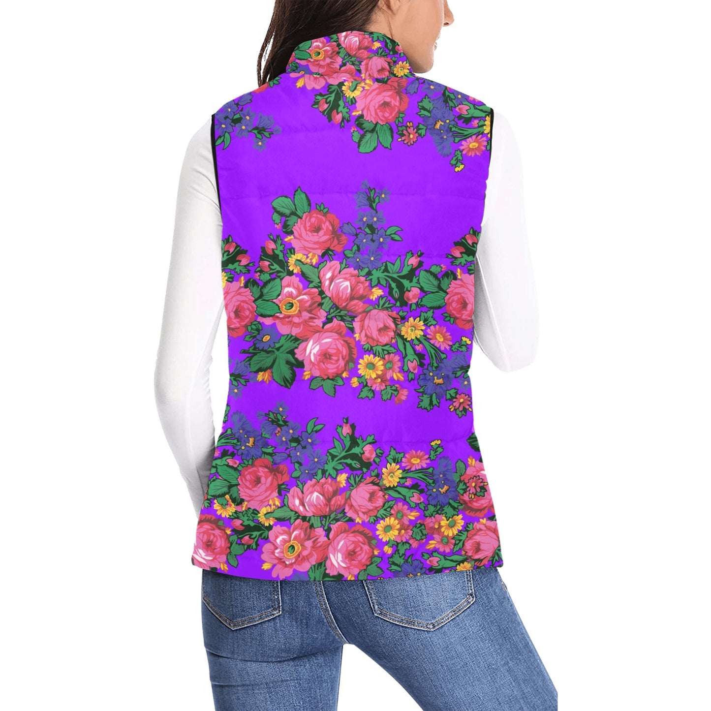 Kokum's Revenge Lilac Women's Padded Vest Jacket