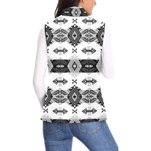 Load image into Gallery viewer, Sovereign Nation Black and White Women&#39;s Padded Vest Jacket
