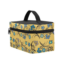 Load image into Gallery viewer, Blue Trio Tuscan Cosmetic Bag
