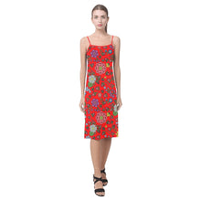 Load image into Gallery viewer, Berry Pop Fire Alcestis Slip Dress
