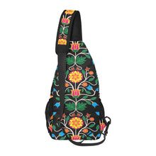 Load image into Gallery viewer, Floral Beadwork Four Clans Chest Bag
