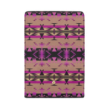 Load image into Gallery viewer, Between the Mountains Berry Women&#39;s Trifold Wallet
