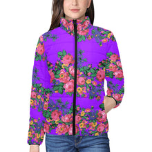 Load image into Gallery viewer, Kokum&#39;s Revenge Lilac Women&#39;s Stand Collar Padded Jacket
