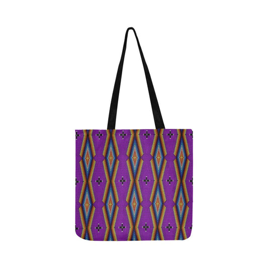 Diamond in the Bluff Purple Reusable Shopping Bag