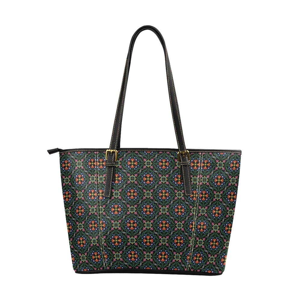 Quill Visions Leather Tote Bag