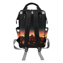 Load image into Gallery viewer, Sunset Tipis 1 Multi-Function Diaper Backpack/Diaper Bag
