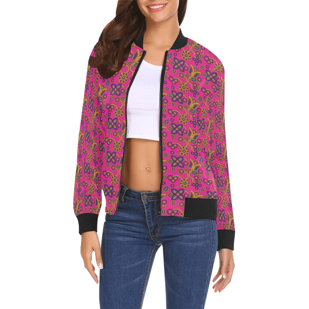 Rainbow Tomorrow Tulip Bomber Jacket for Women