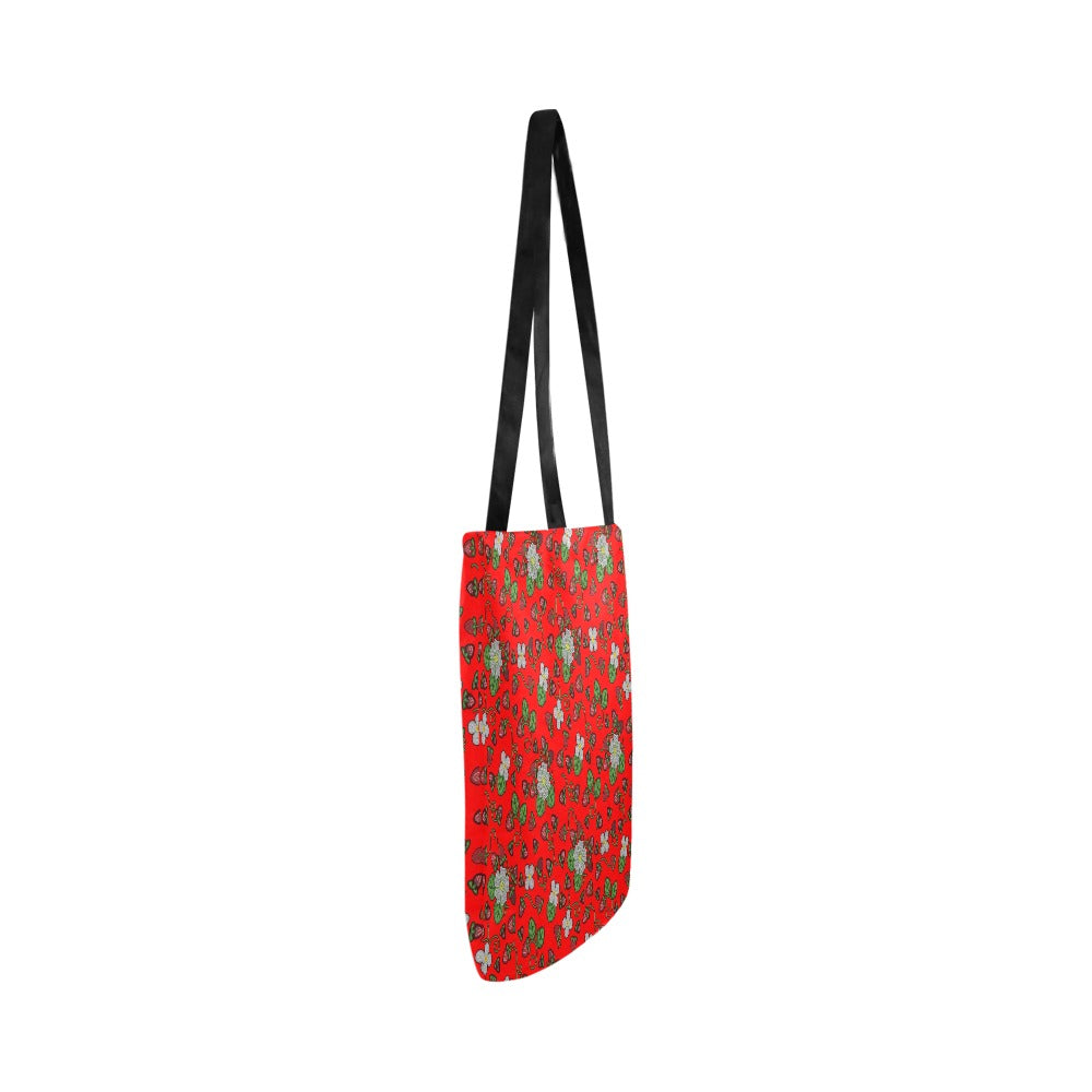 Strawberry Dreams Fire Reusable Shopping Bag