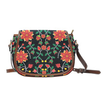 Load image into Gallery viewer, Floral Beadwork Six Bands Saddle Bag
