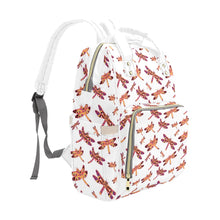 Load image into Gallery viewer, Gathering White Multi-Function Diaper Backpack/Diaper Bag
