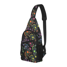 Load image into Gallery viewer, Neon Floral Bears Chest Bag
