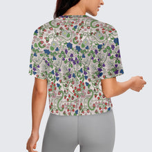 Load image into Gallery viewer, Grandmother Stories Bright Birch Crop Top
