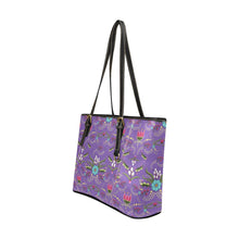 Load image into Gallery viewer, First Bloom Royal Leather Tote Bag
