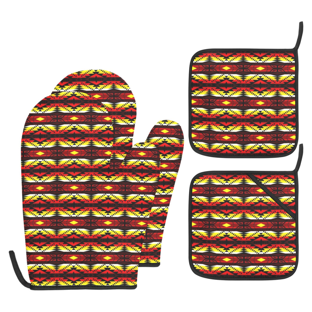 Canyon War Party Oven Mitt & Pot Holder