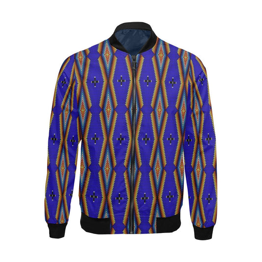 Diamond in the Bluff Blue Bomber Jacket