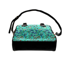 Load image into Gallery viewer, Grandmother Stories Turquoise Shoulder Handbag
