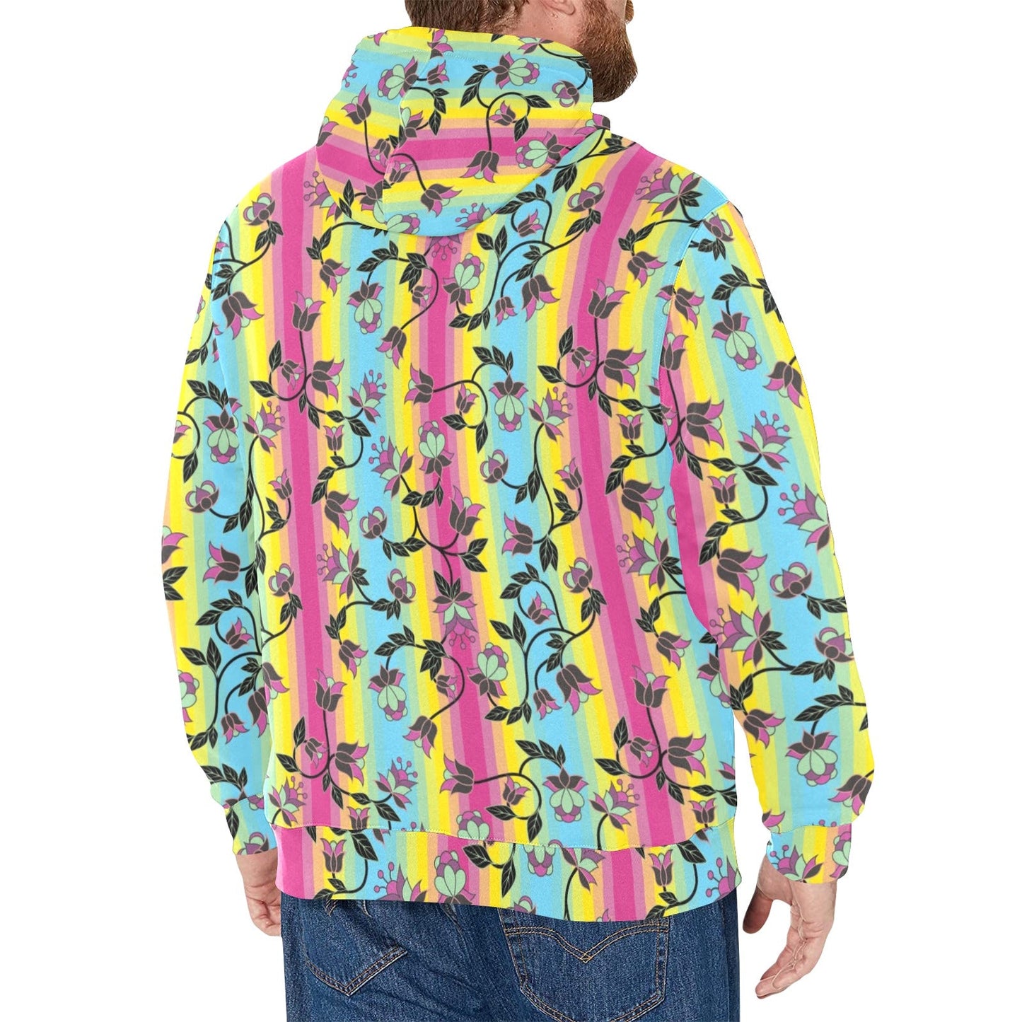 Powwow Carnival Men's Long Sleeve Fleece Hoodie