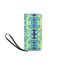 Load image into Gallery viewer, Kaleidoscope Jaune Bleu Women&#39;s Clutch Purse
