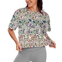 Load image into Gallery viewer, Grandmother Stories Bright Birch Crop Top
