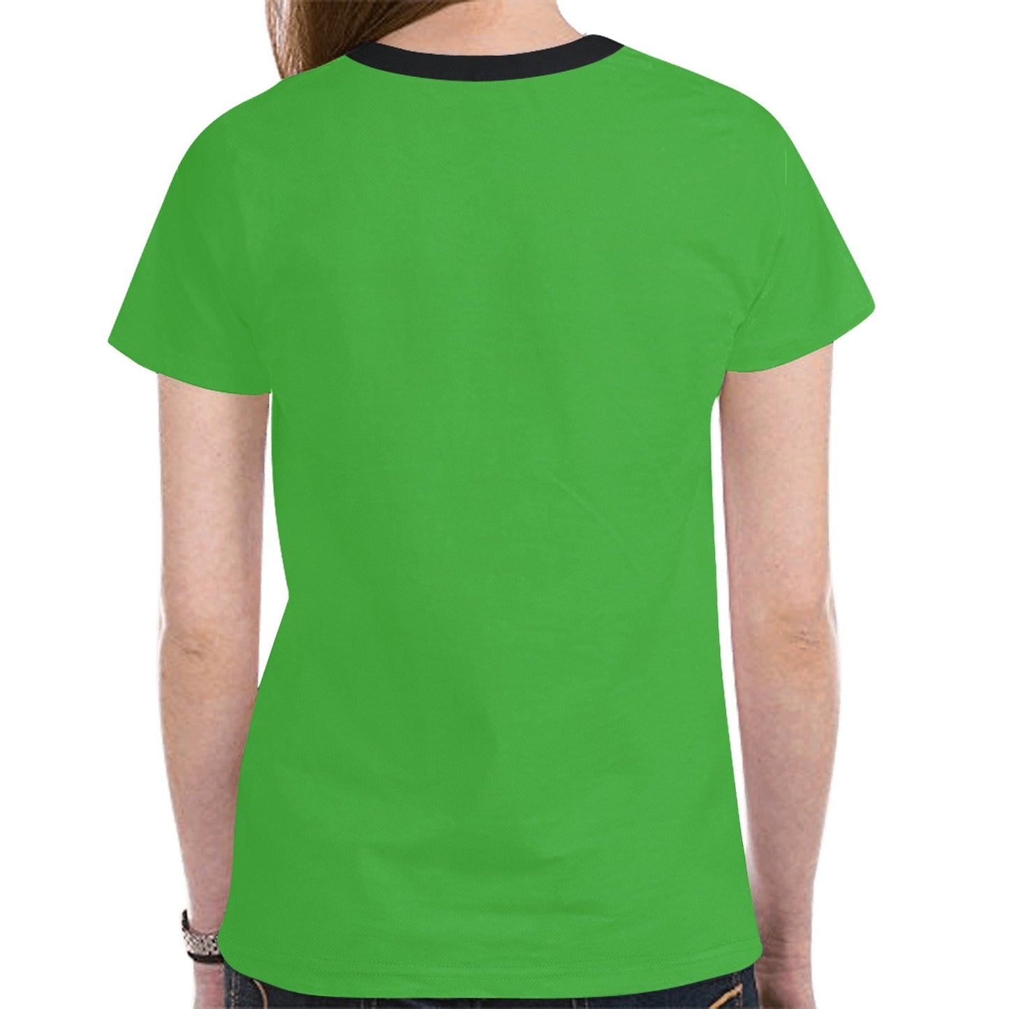 Wolf Spirit Guide Green New T-shirt for Women