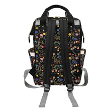 Load image into Gallery viewer, Fresh Fleur Midnight Multi-Function Diaper Backpack/Diaper Bag
