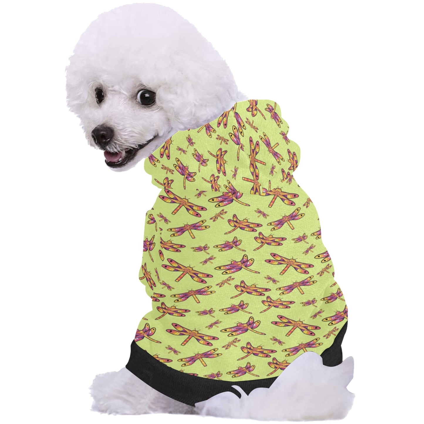 Gathering Lime Pet Dog Hoodie