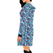 Load image into Gallery viewer, Beaded Nouveau Marine Hoodie Dress
