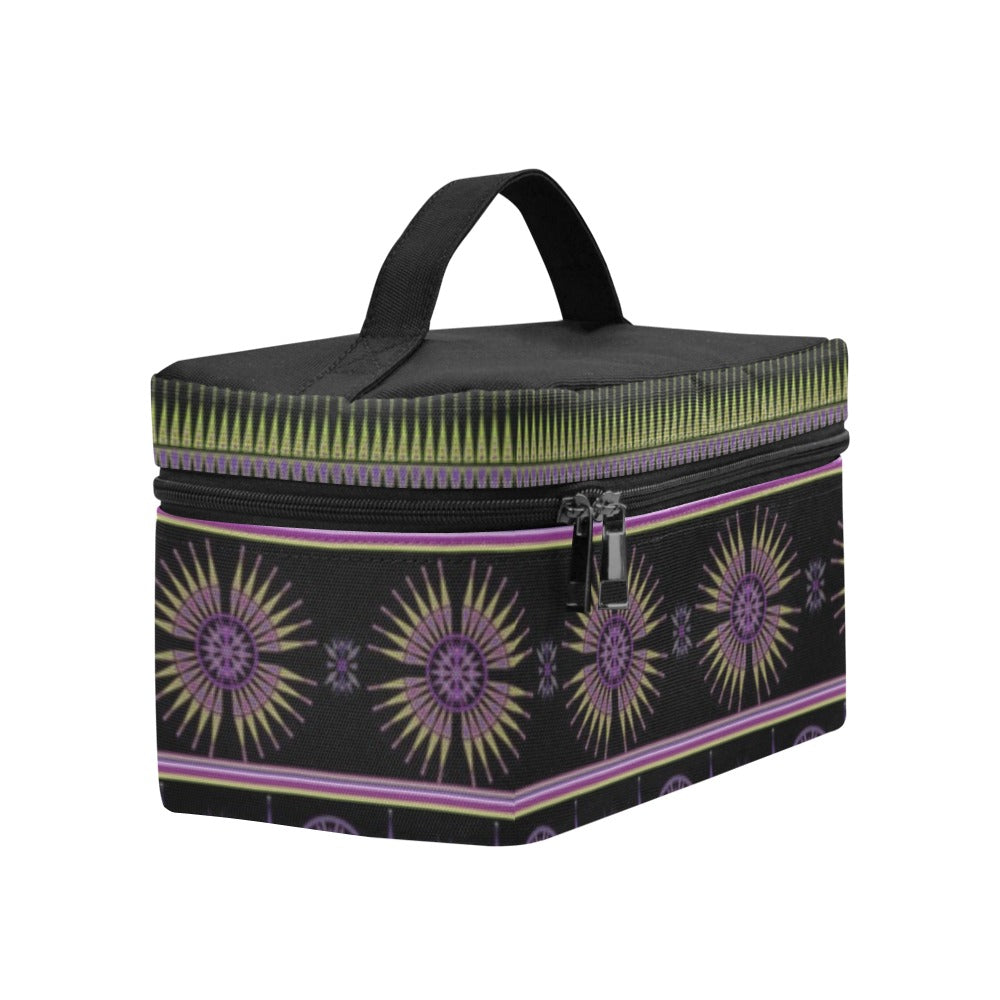 Evening Feather Wheel Cosmetic Bag