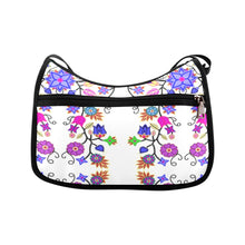 Load image into Gallery viewer, Floral Beadwork Seven Clans White Crossbody Bags
