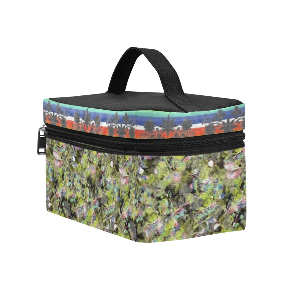 Culture in Nature Green Leaf Cosmetic Bag