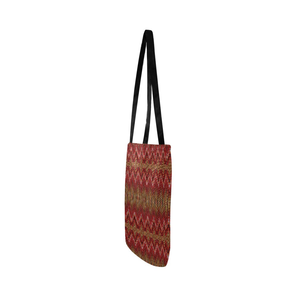 Fire Feather Red Reusable Shopping Bag