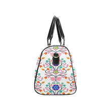 Load image into Gallery viewer, Floral Beadwork Four Clans White New Waterproof Travel Bag/Small
