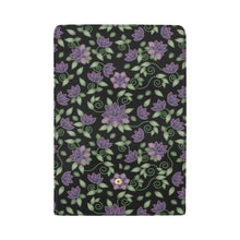 Load image into Gallery viewer, Purple Beaded Rose Women&#39;s Trifold Wallet
