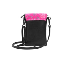 Load image into Gallery viewer, Berry Picking Pink Small Cell Phone Purse
