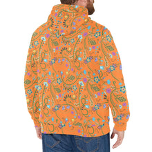 Load image into Gallery viewer, Fresh Fleur Carrot Men&#39;s Long Sleeve Fleece Hoodie
