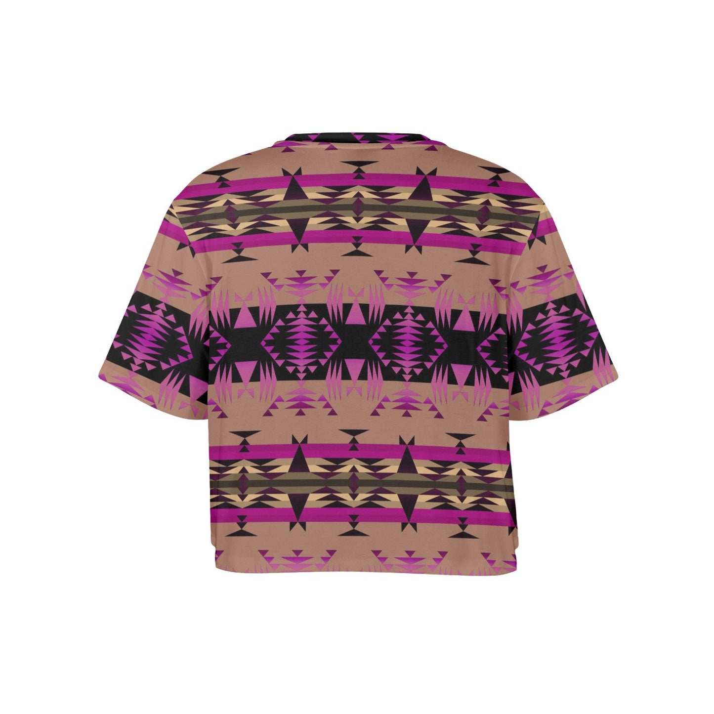 Between the Mountains Berry Crop Top