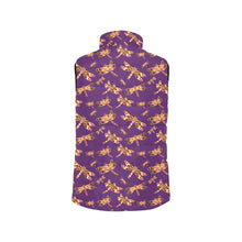 Load image into Gallery viewer, Gathering Yellow Purple Men&#39;s Padded Vest Jacket
