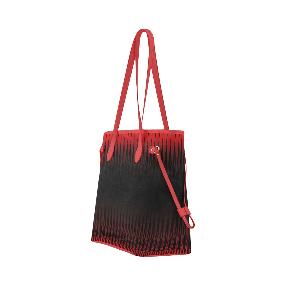 Fire Rattler Horizon Clover Canvas Tote Bag