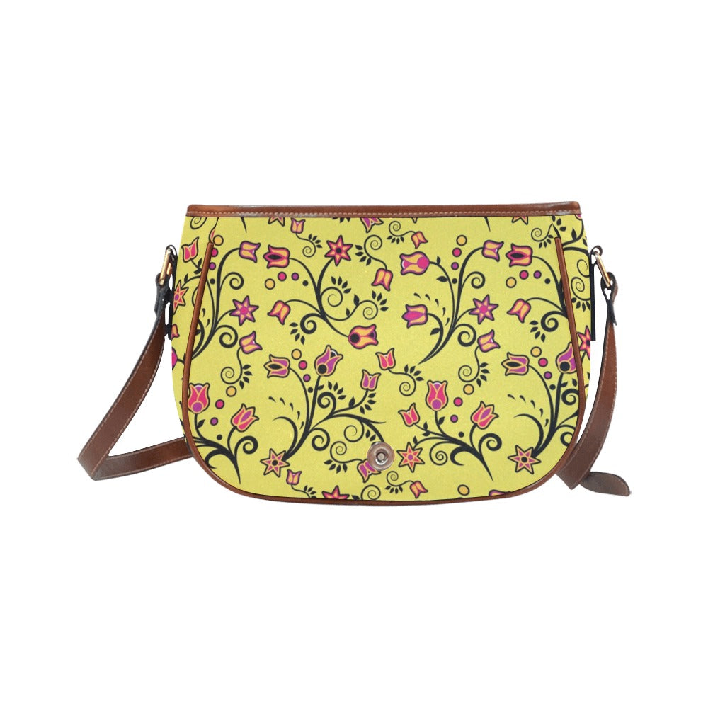 Key Lime Star Saddle Bag