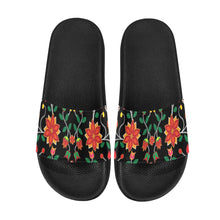 Load image into Gallery viewer, Floral Beadwork Six Bands Women&#39;s Slide Sandals
