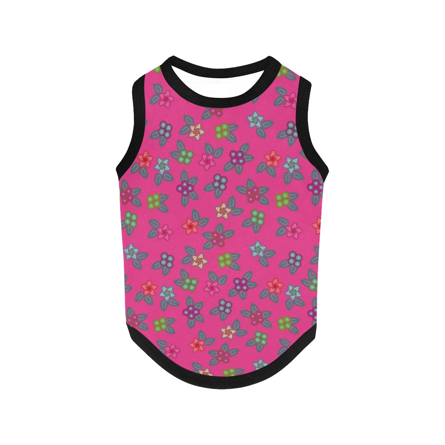 Berry Flowers Pet Tank Top
