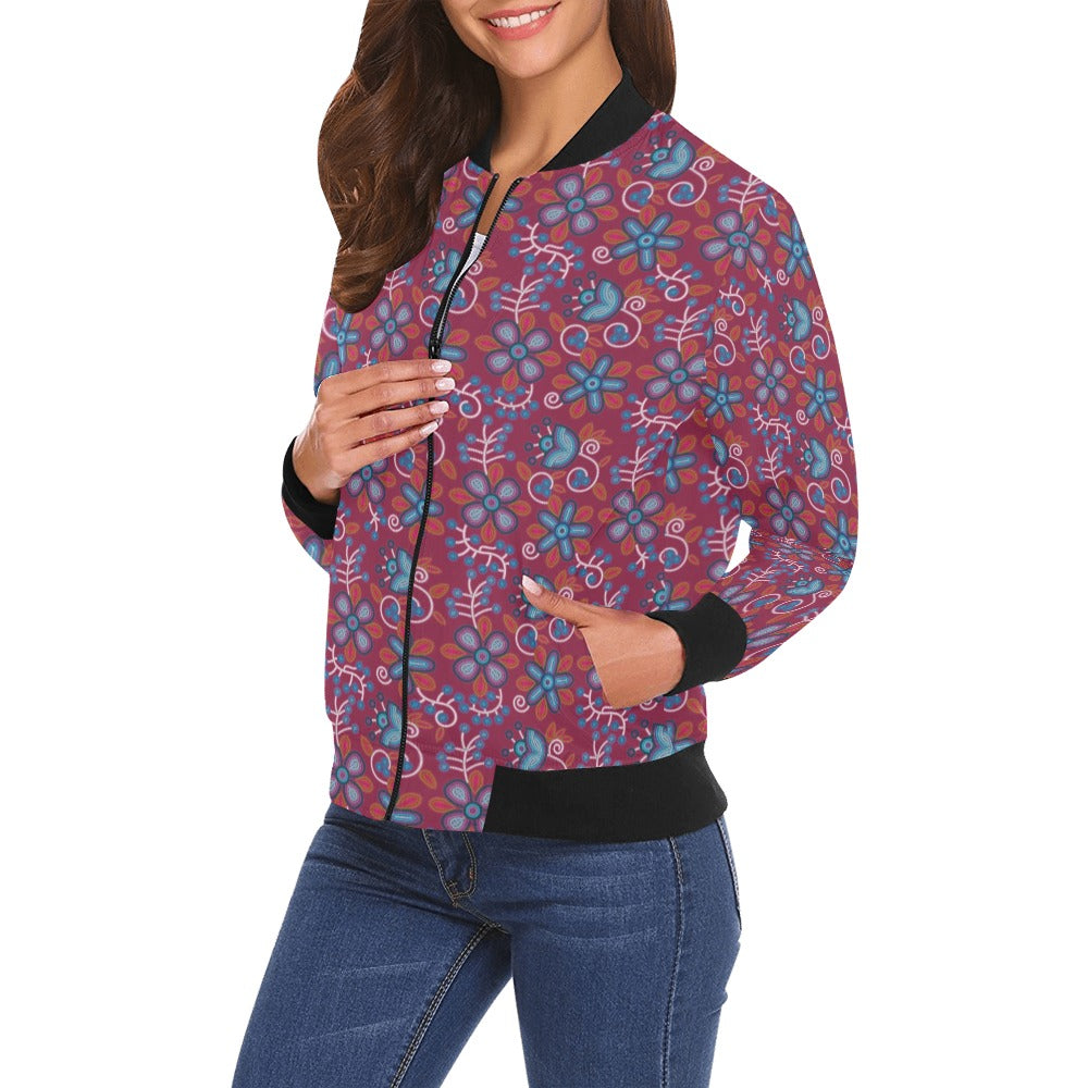 Cardinal Garden Bomber Jacket for Women